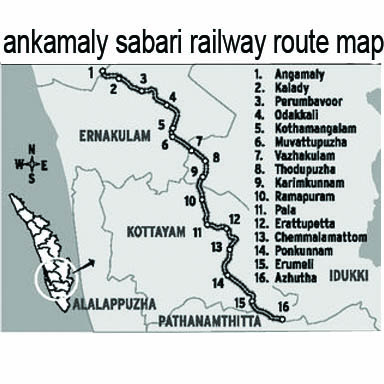 sabari rail map